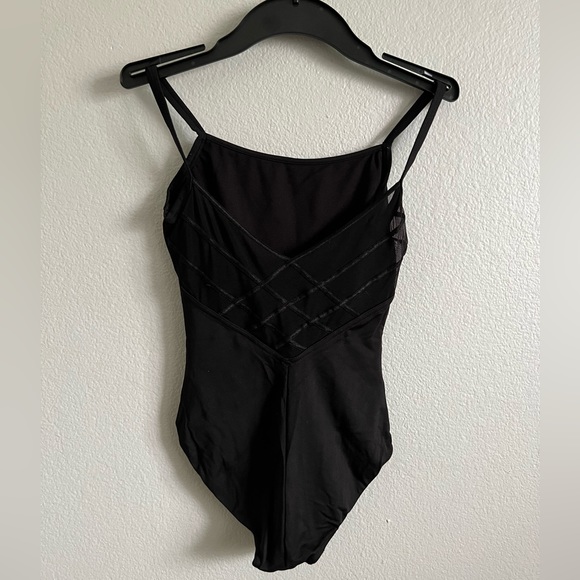 REVOLUTION - Crisscross Mesh Back Camisole Leotard - Picture 3 of 4